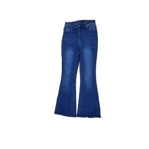 Toxica Flare Women's size 9 Medium Wash Blue Denim Jeans